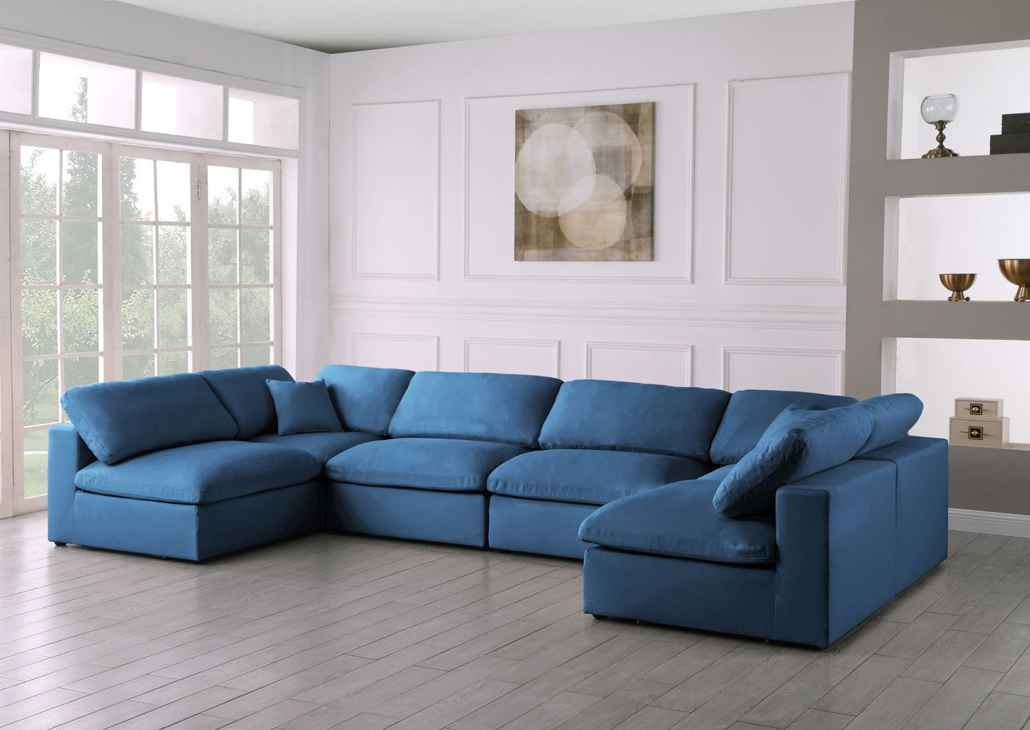 Plush - 6 Piece Modular Sectional