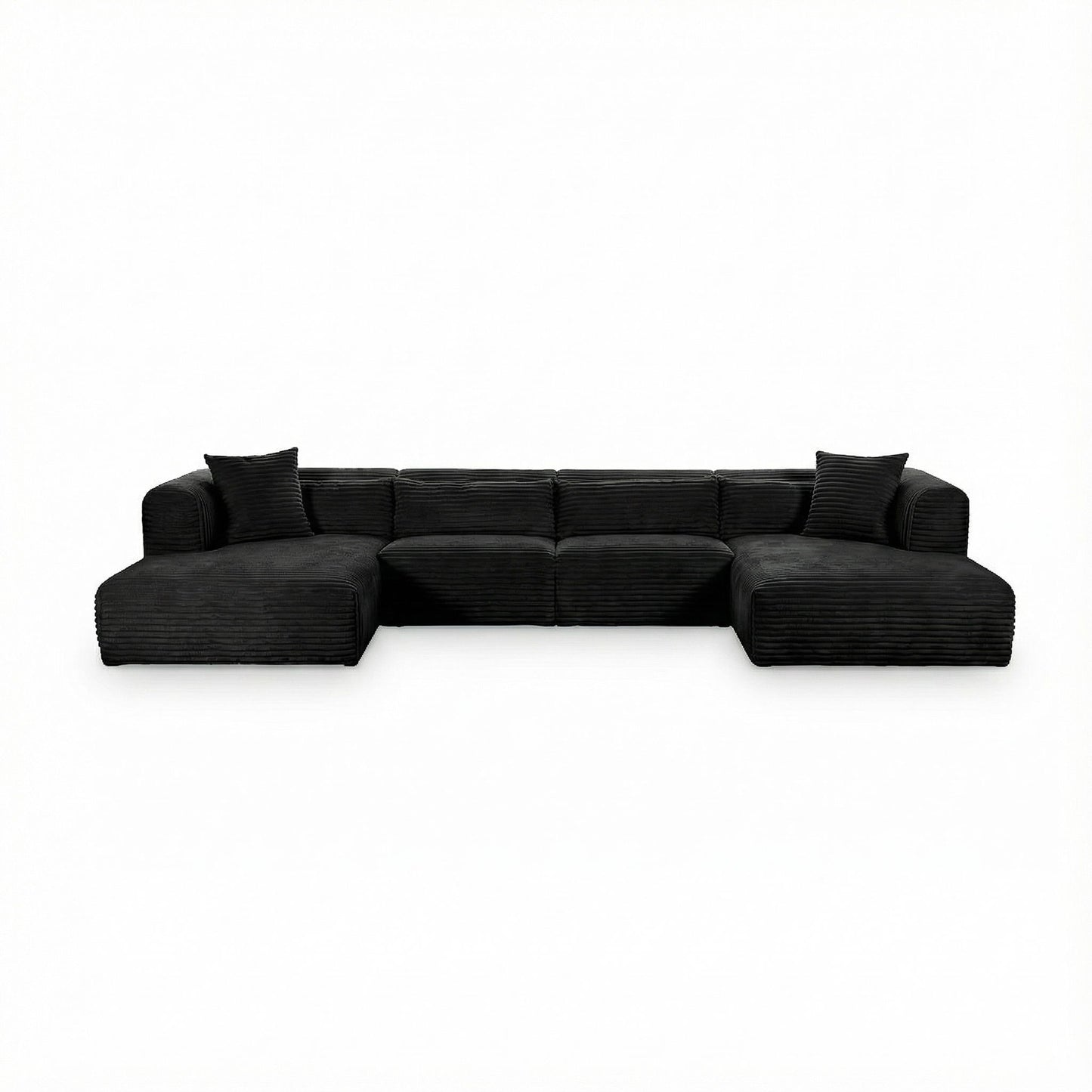 Tarra - Fluffy Oversized Corduroy Modular Sectional