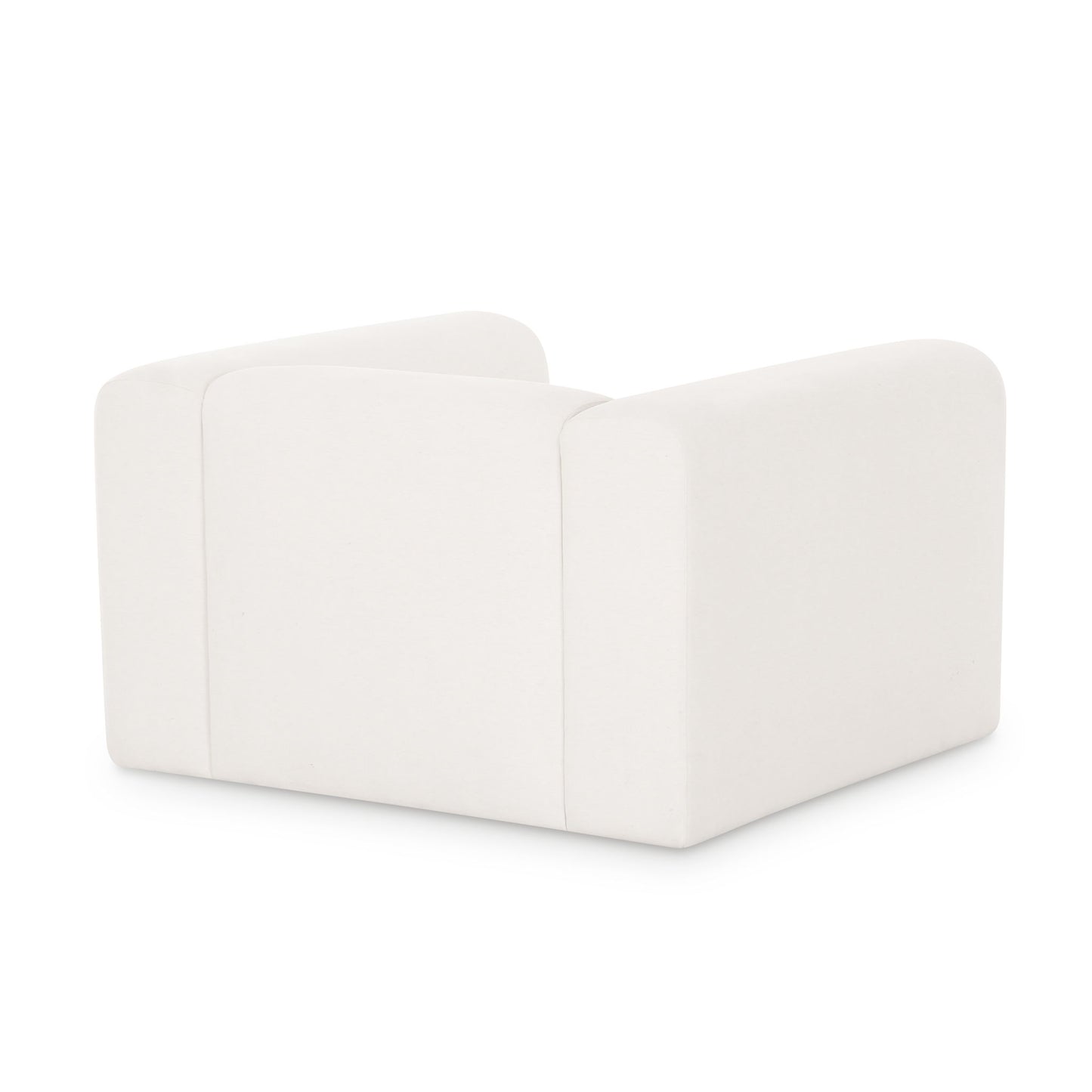 Tarra - Chenille Armchair - Cream