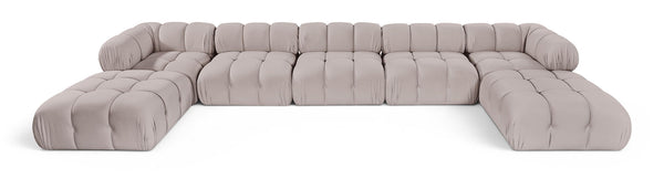 Orin - 7 Piece Modular Sectional (3 Modular Chairs, 2 Corner Chairs & 2 Ottomans)