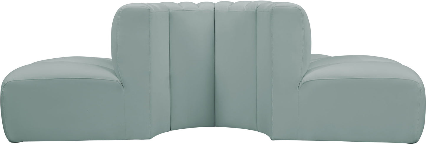 Arc - Faux Leather 4 Piece Modular Sofa