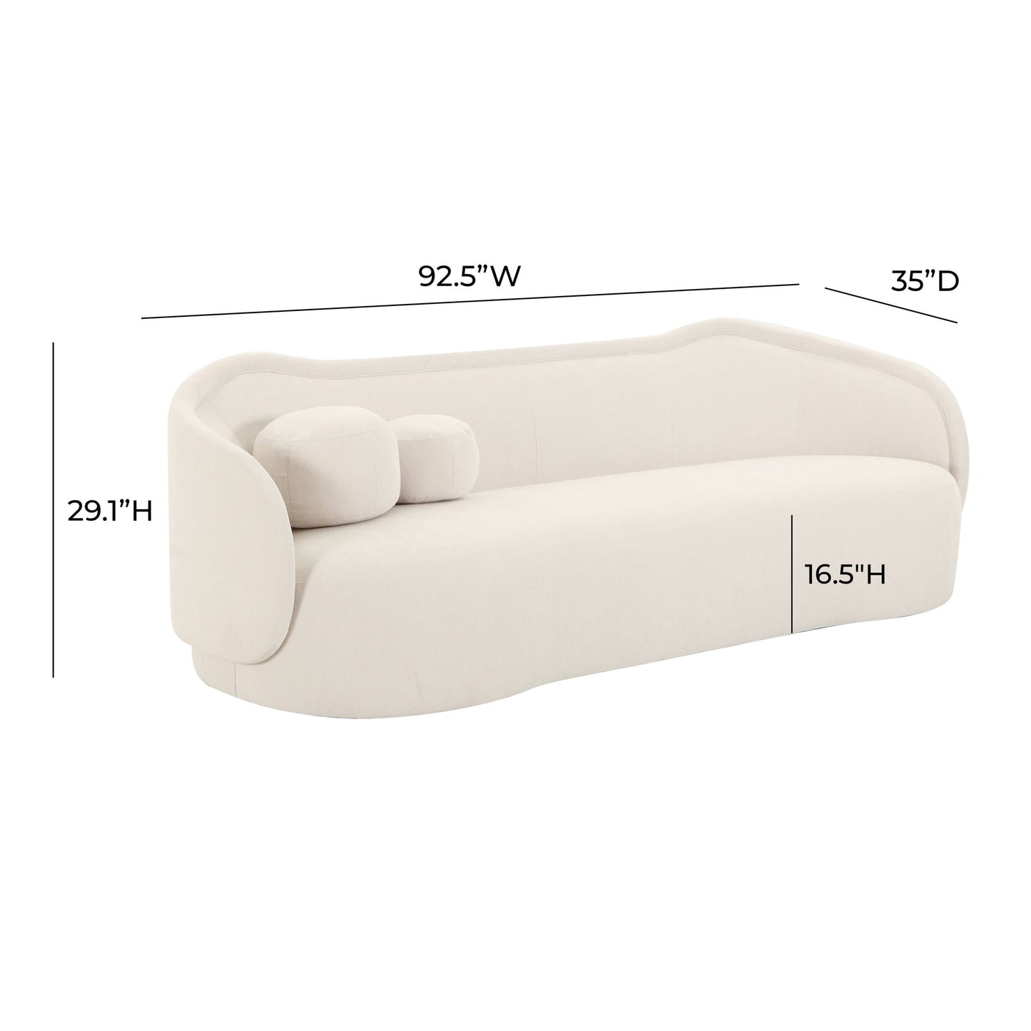 Circe - Textured Velvet Sofa