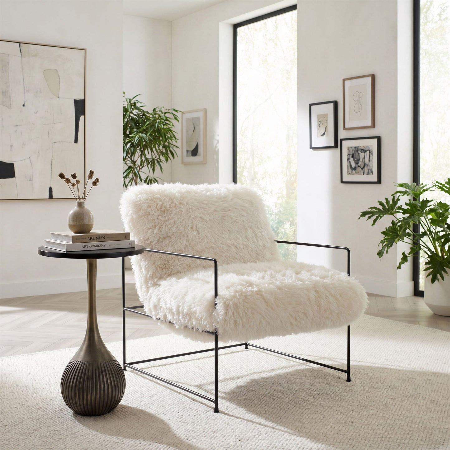 Pelut - Accent Chair - White