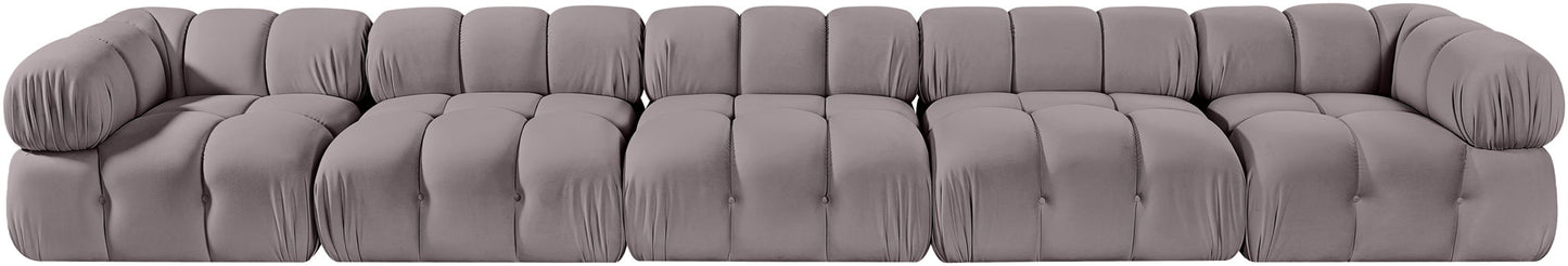 Orin - Fabric Velvet 5 Piece Modular Sofa