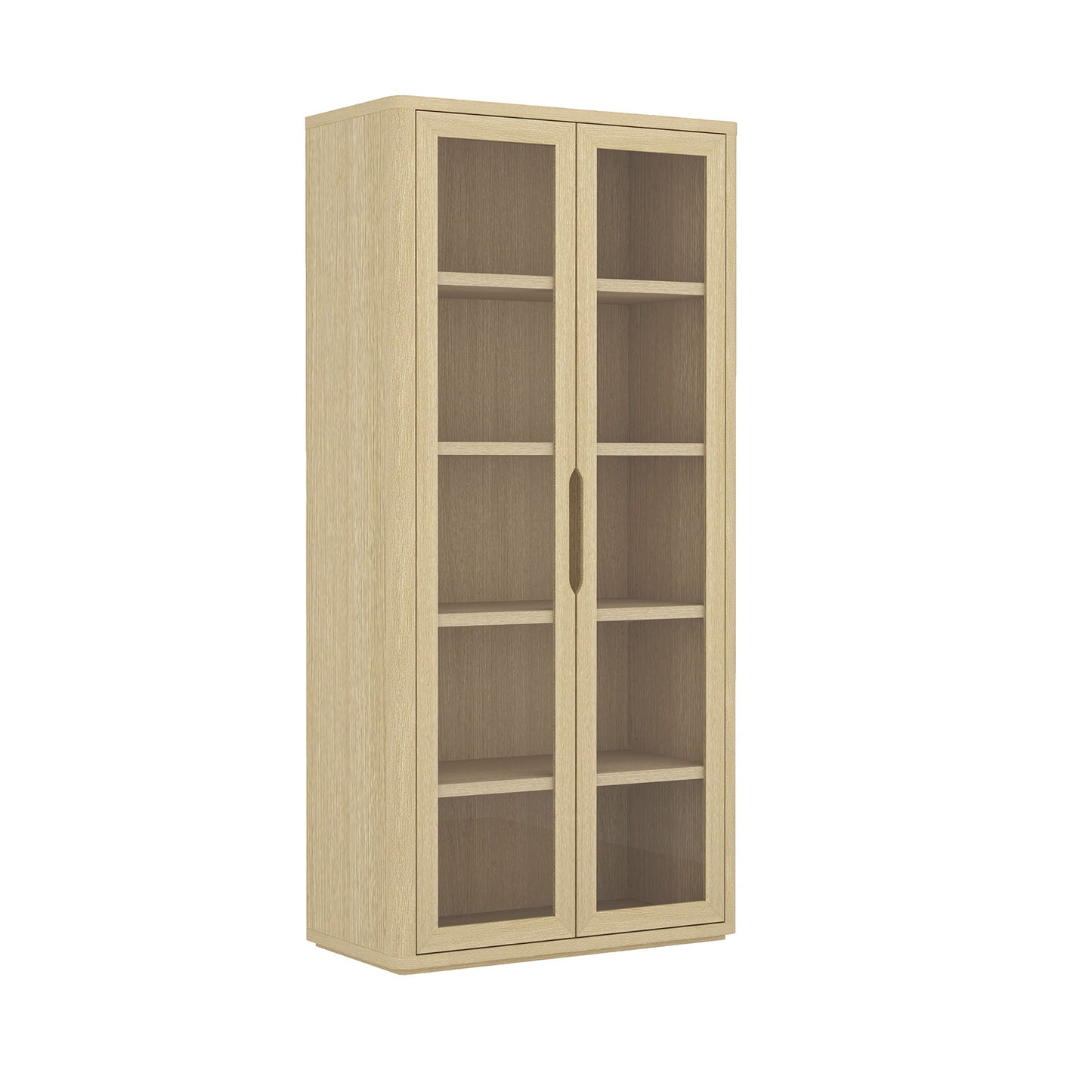 Manhattan Rivington - Bookcase Cabinet With Glass Doors