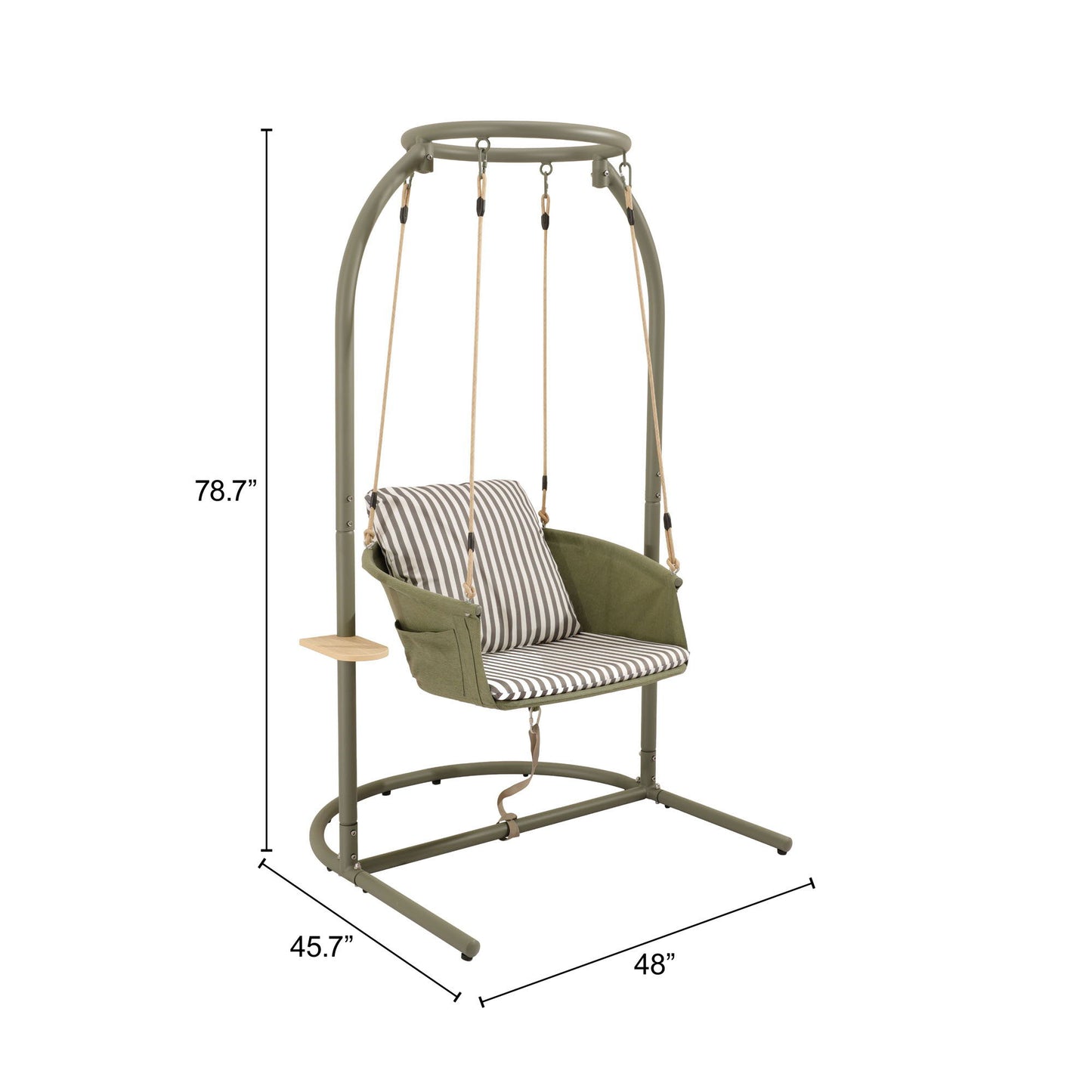 Boise - Hanging Chair - Green