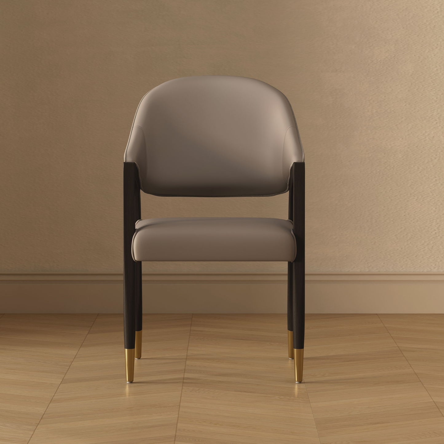 Manhattan Collette - Wood Upholstered Armchair