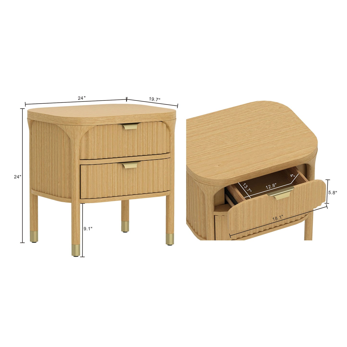Manhattan Park - Nightstand
