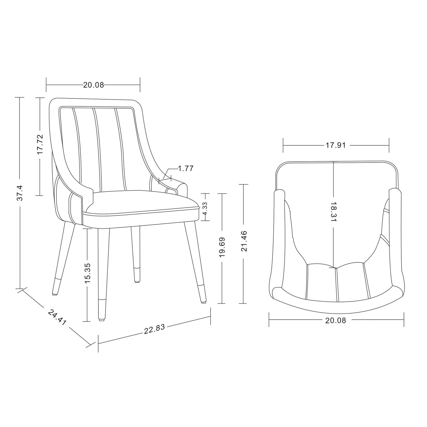 Manhattan Eda - Dining Chair