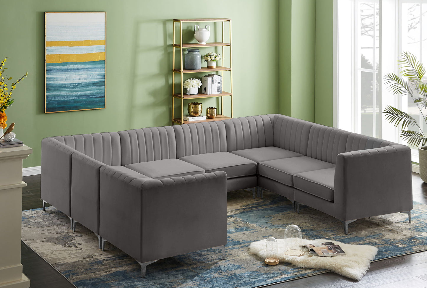 Alina - 8 Piece Modular Sectional
