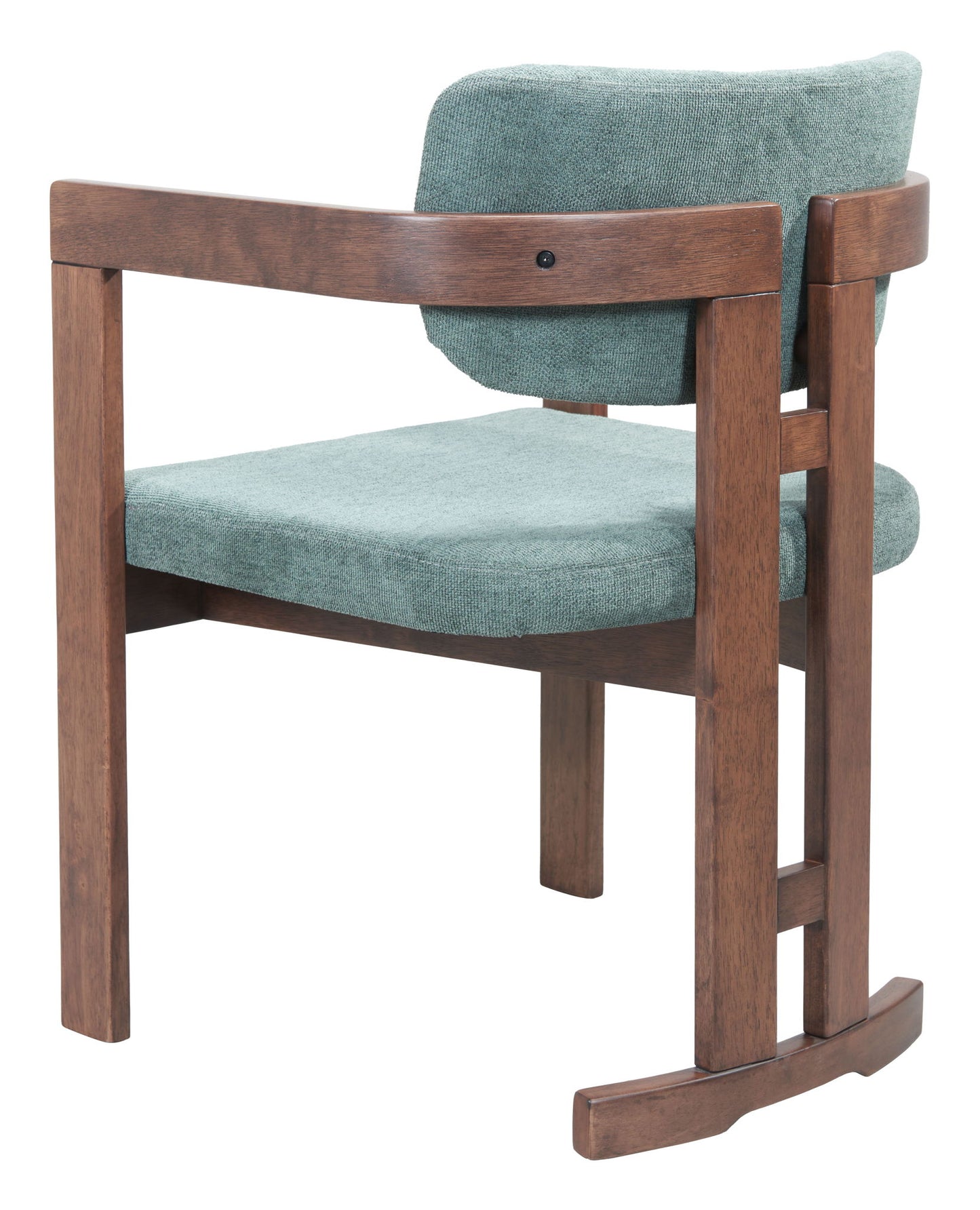 Poly - Dining Chair - Moss Gray / Walnut