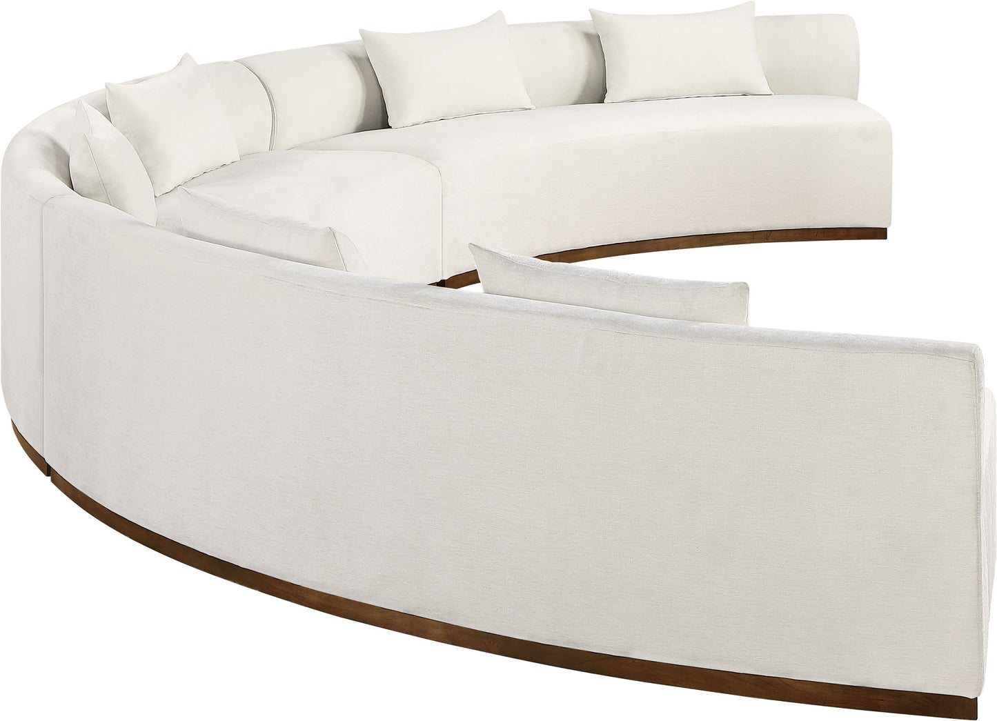 Avanti - Chenille Fabric Upholstered 3 Piece Modular Sectional