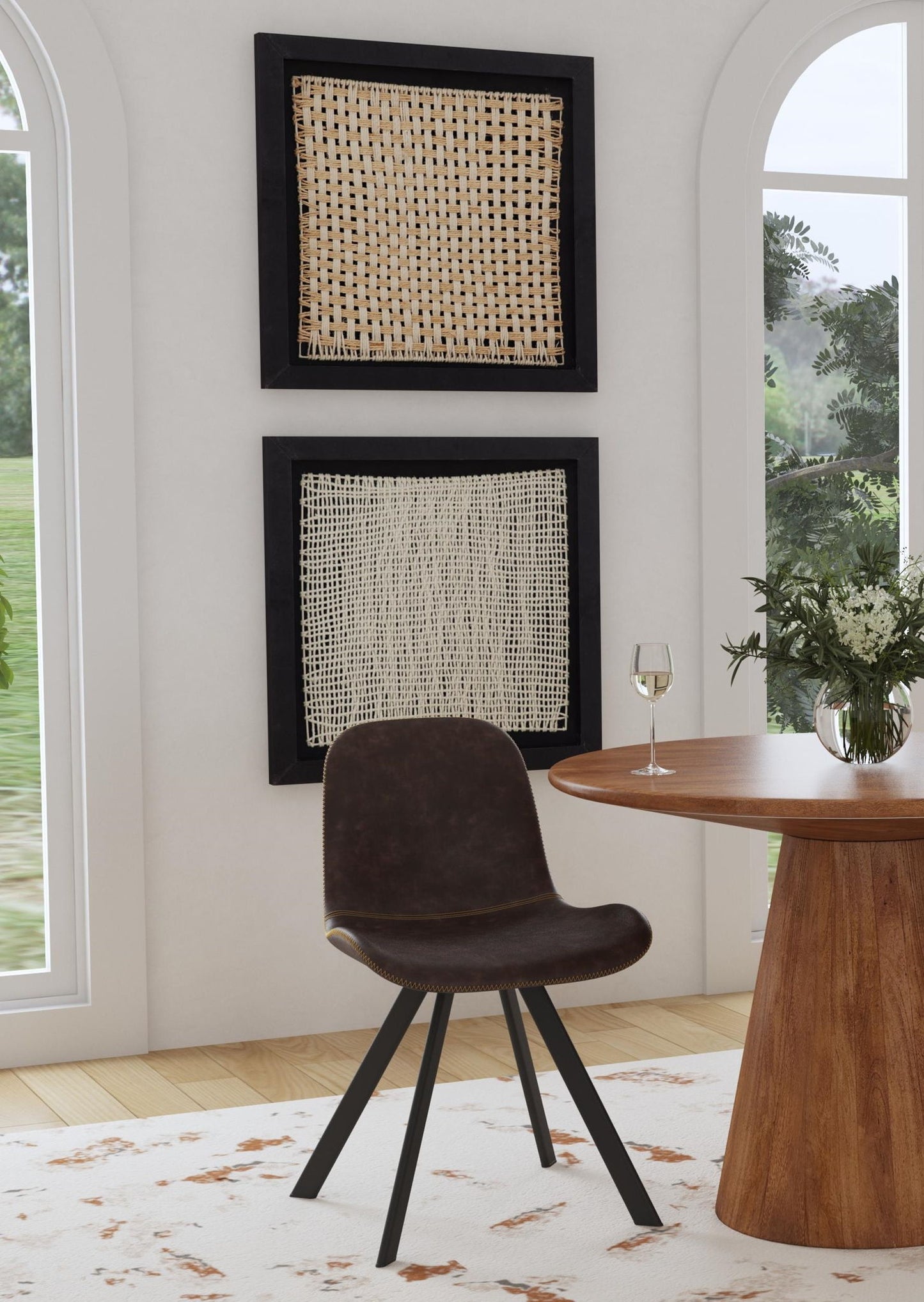 Intertwined Wall Art - Black