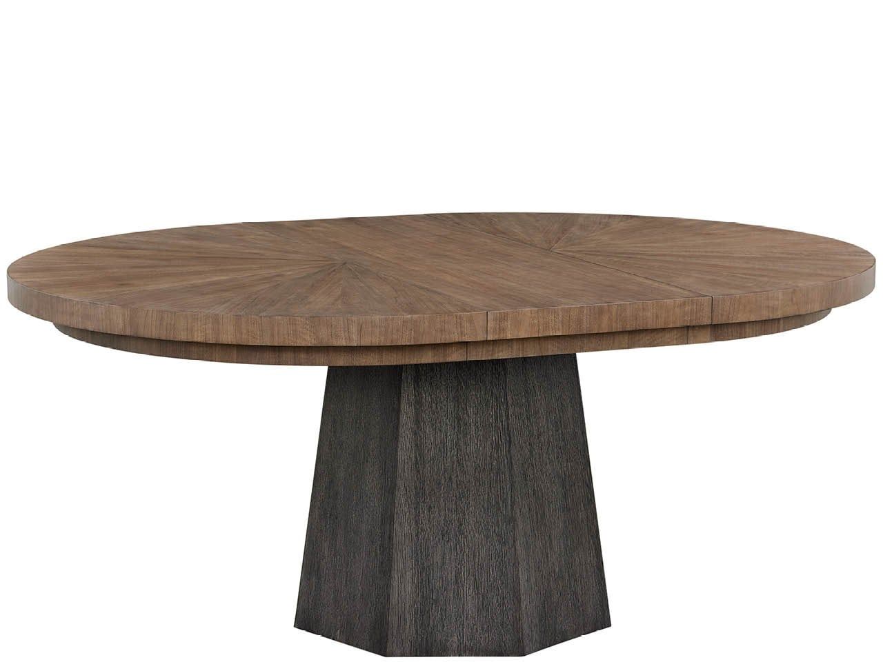 Modern / Mist & Veil - Round Dining Table - Haze