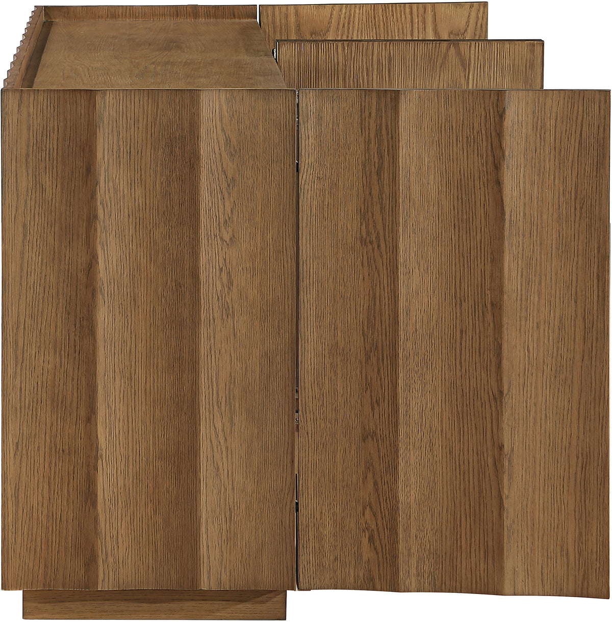 Swoon - Oak Veneer And Solid Wood Sideboard / Buffet - Brown