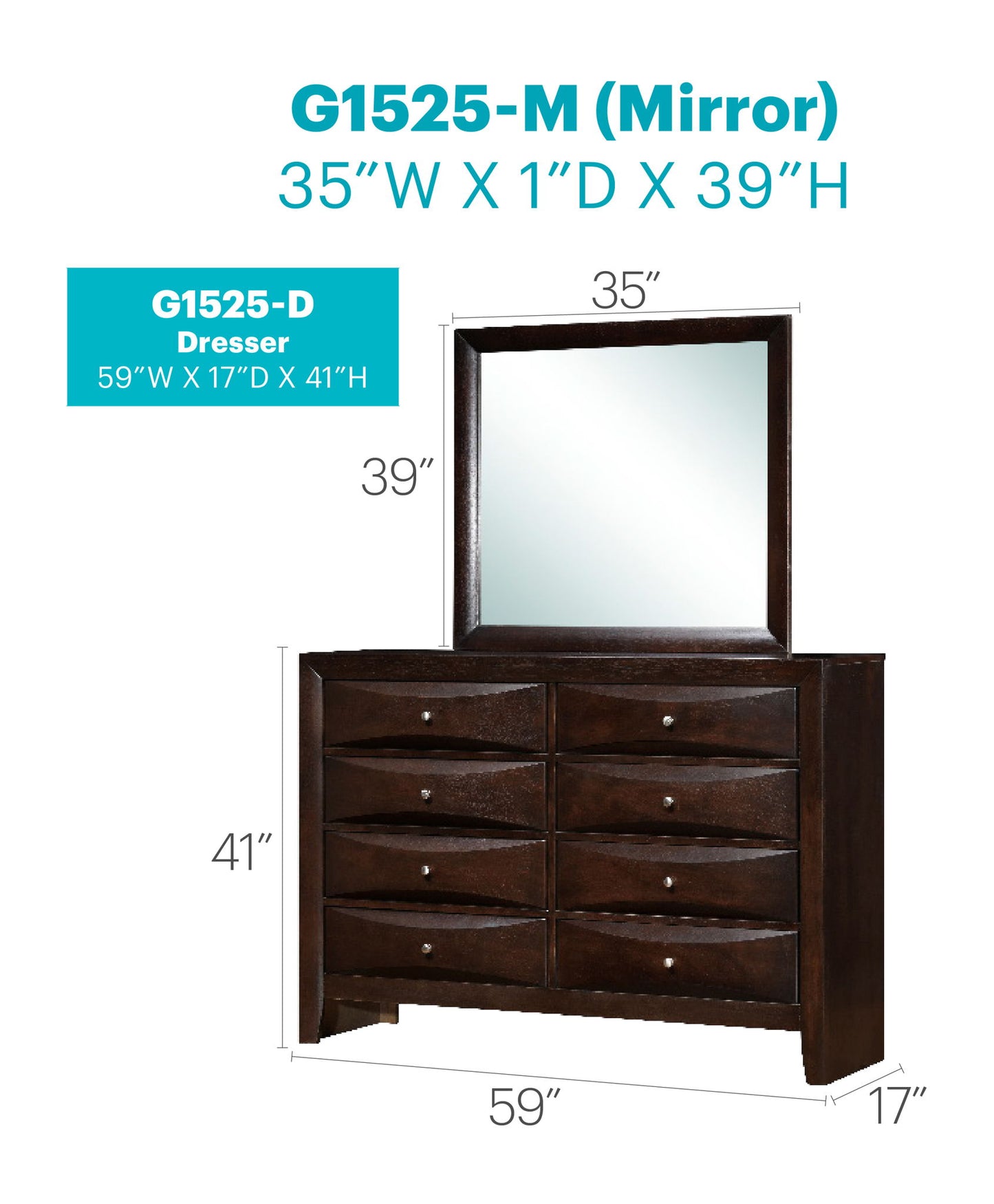 Glory Furniture - Marilla - Dresser