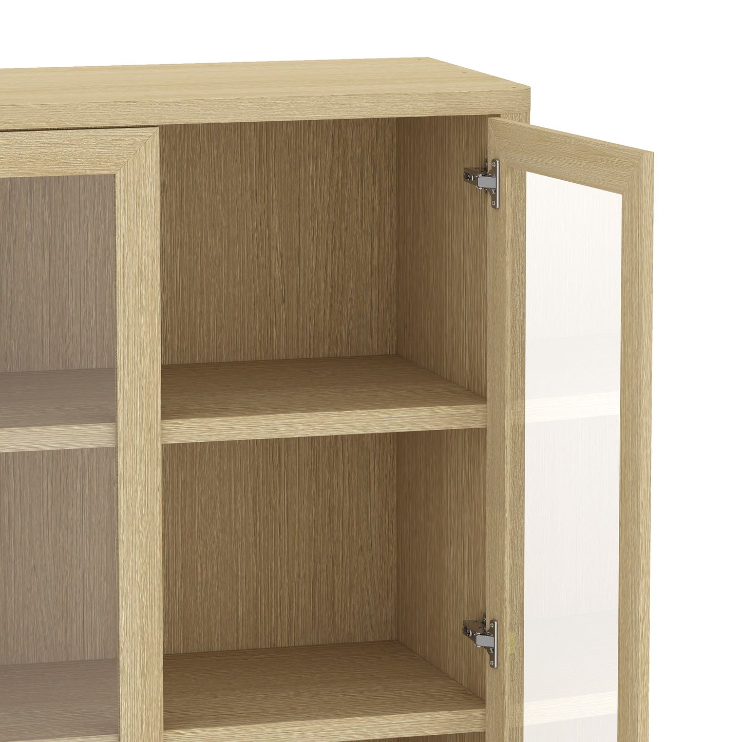 Manhattan Rivington - Bookcase Cabinet With Glass Doors