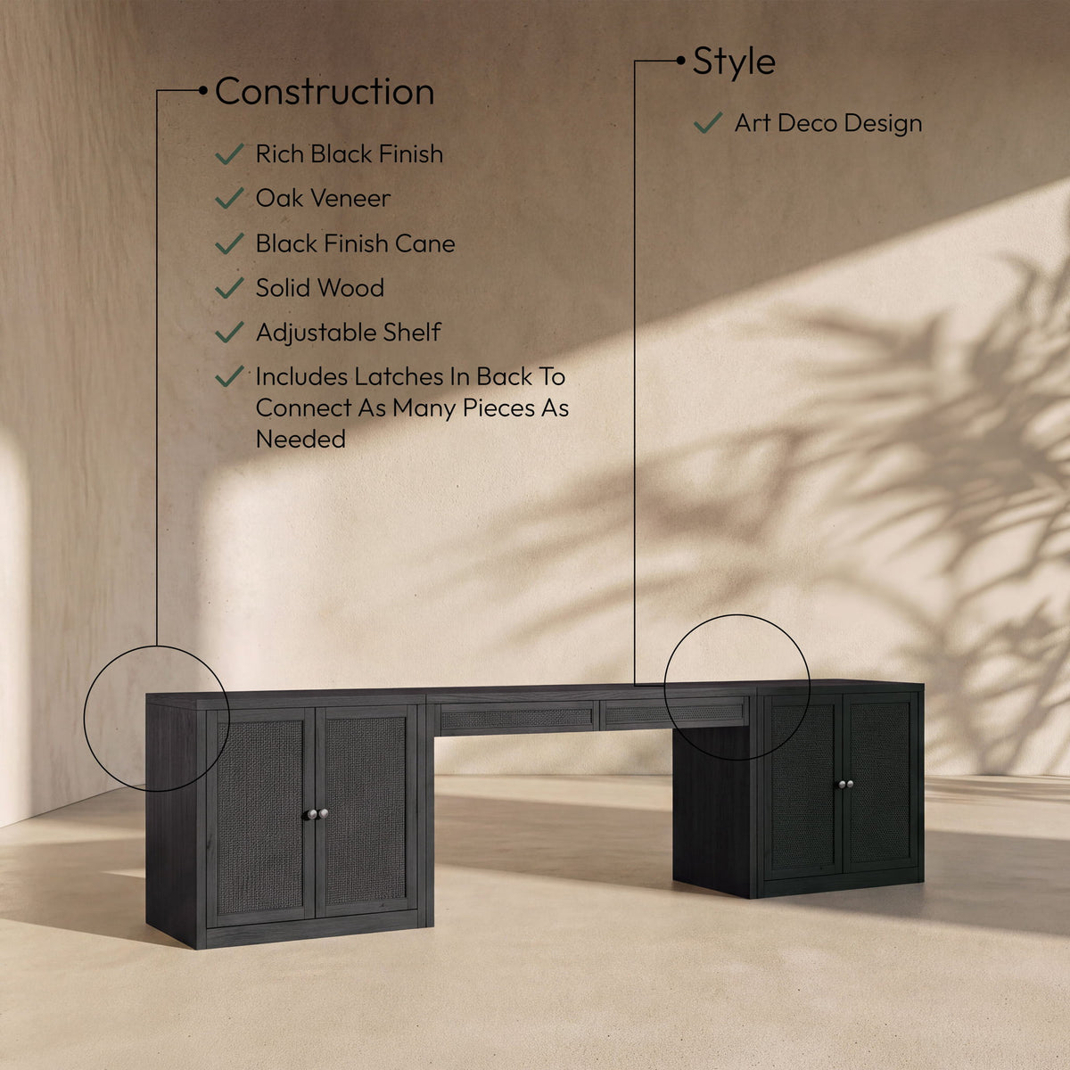 Avro - 3 Piece Desk With Doors