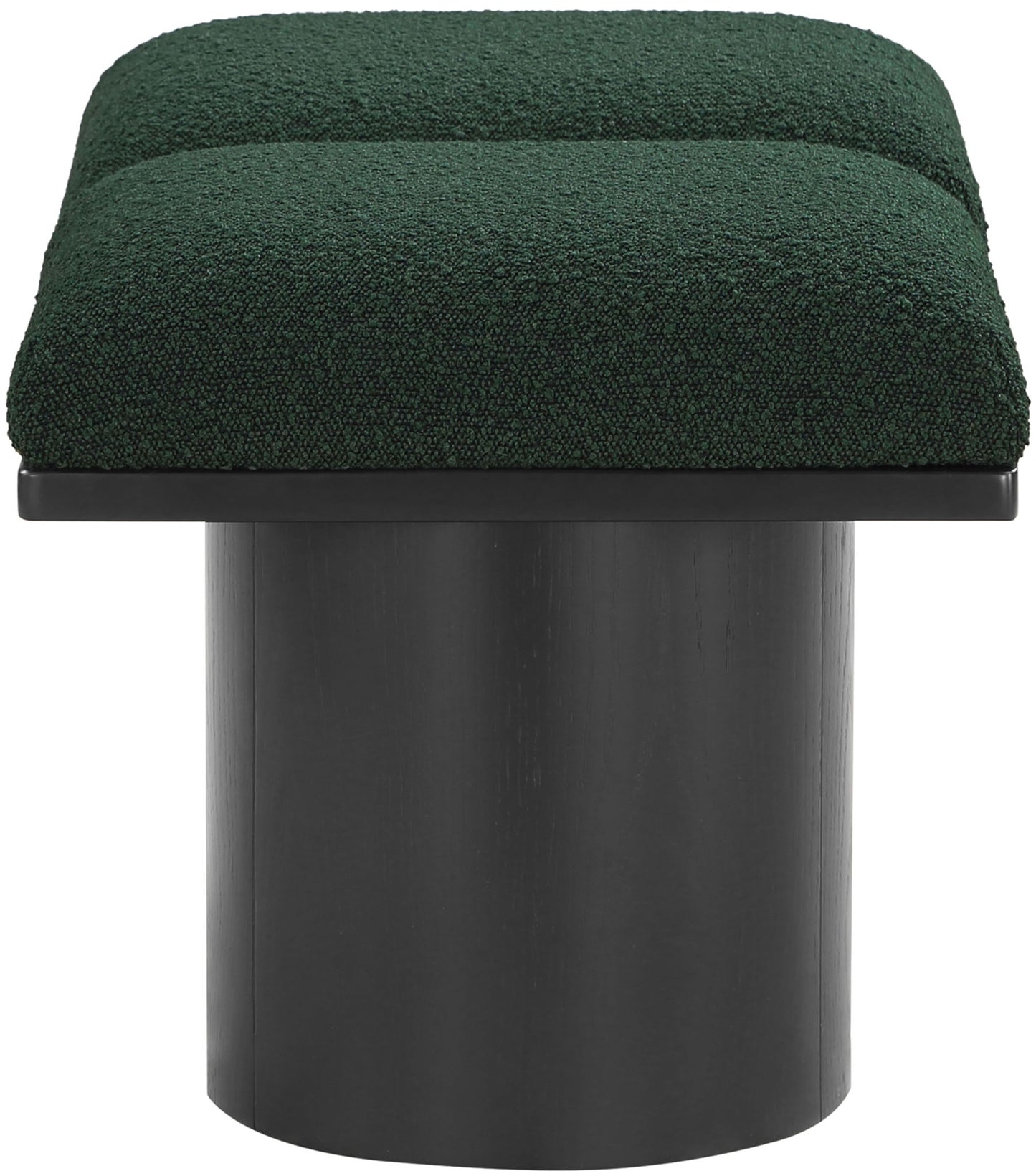 Pavilion - 2 Piece Modular Bench With Black Base