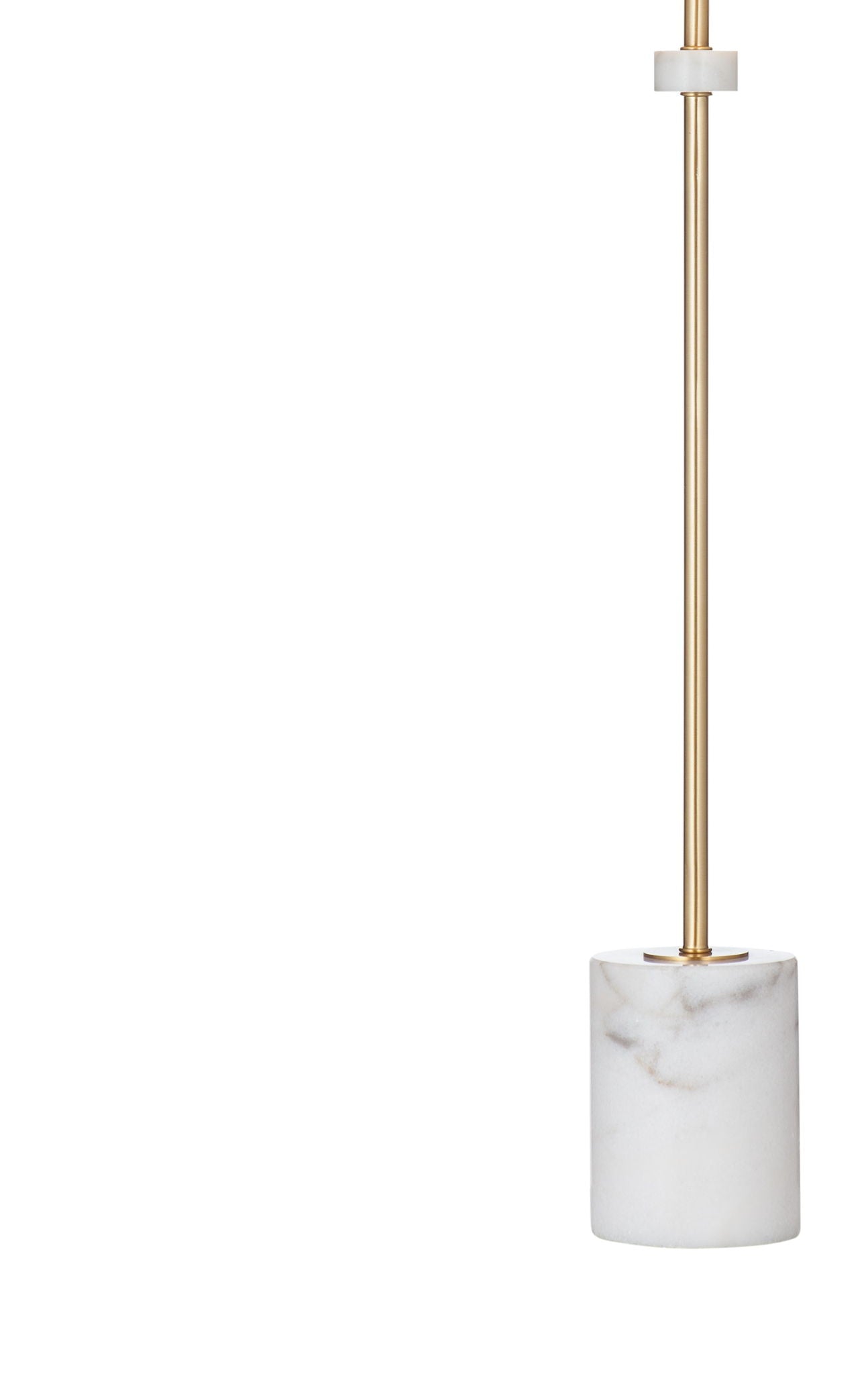 Fairfield - Table Lamp - White / Brass