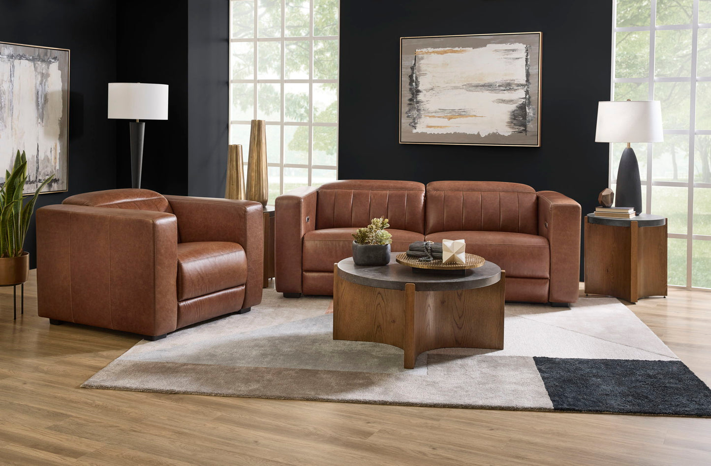 Austin - Power Reclining Sofa With Power Headrests