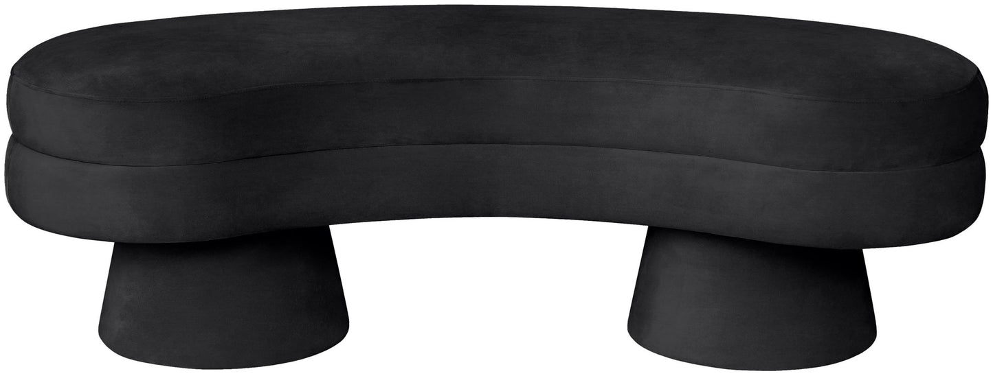Zenna - Velvet Bench