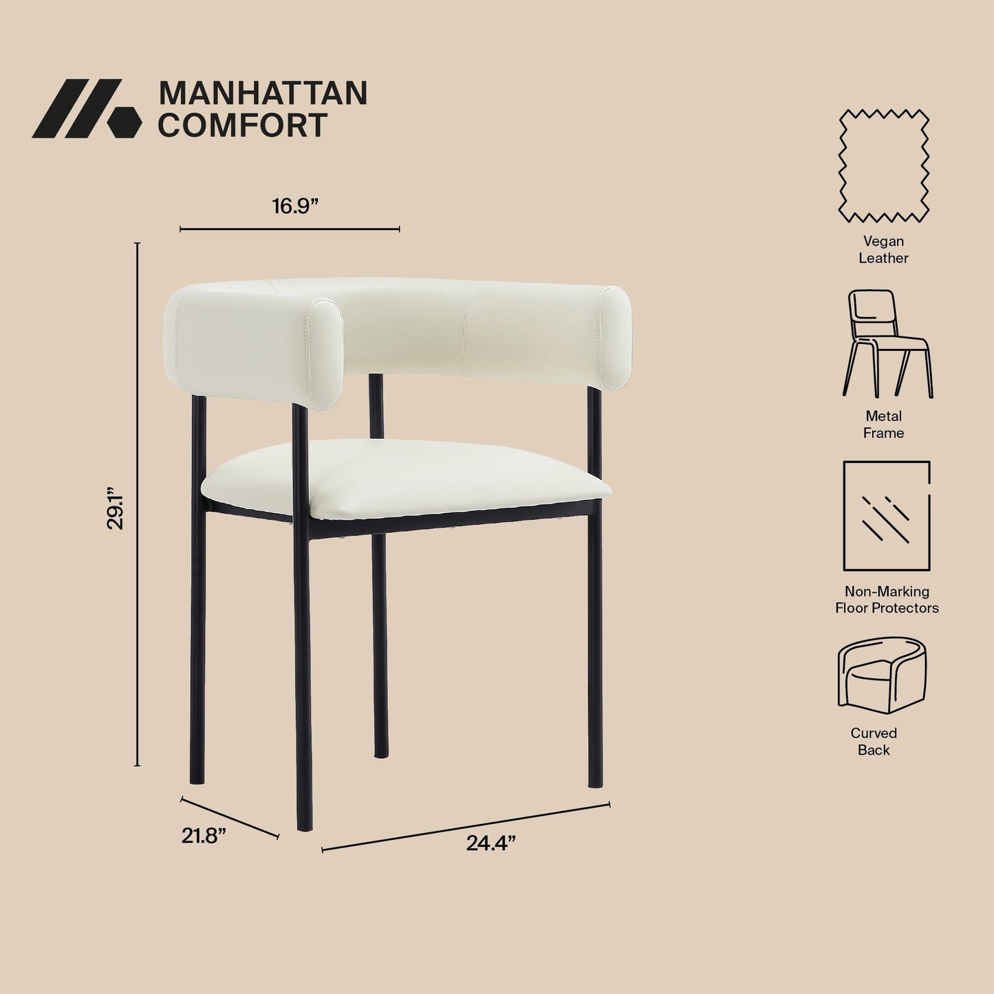 Manhattan Onda - Dining Chair
