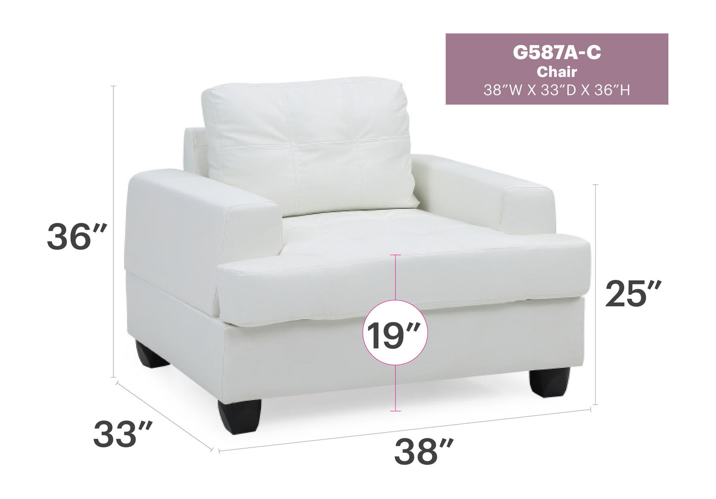 Glory Furniture - Sandridge - Chair