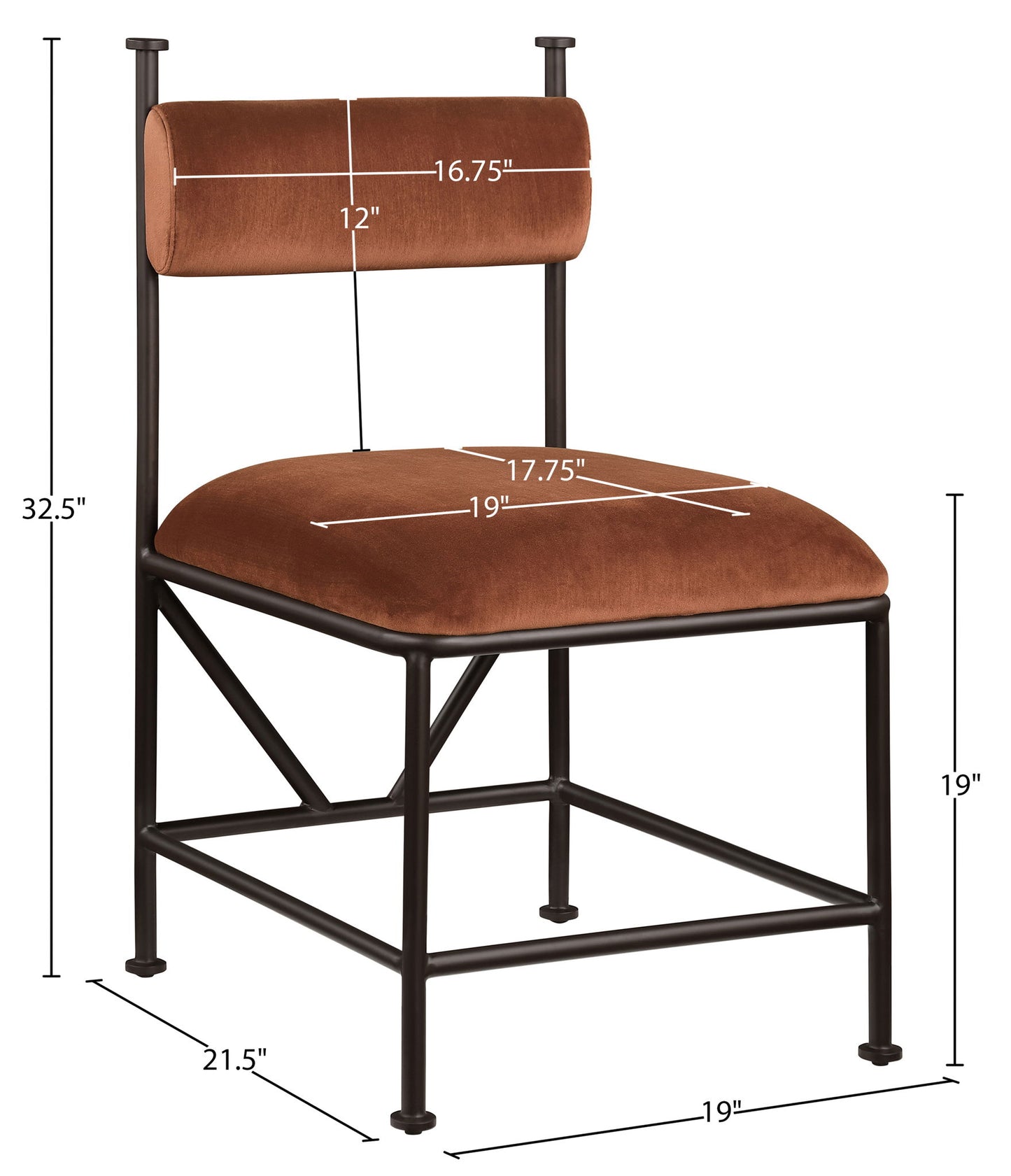 Monarch - Velvet Dining Chair (Set of 2)
