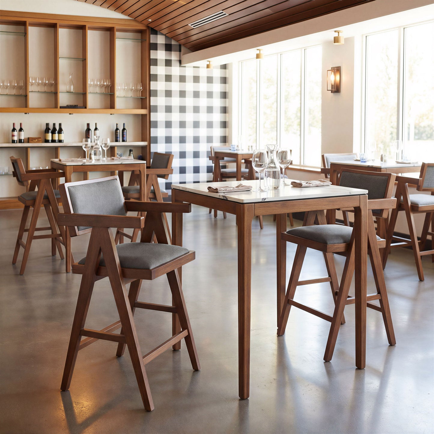 Eva - Counter Table - White