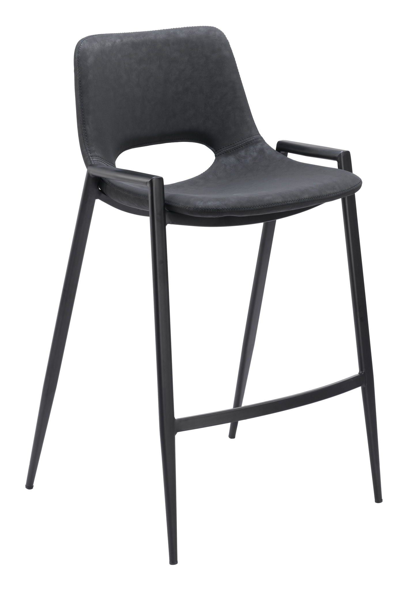 Desi - Counter Chair With Black Legs (Set of 2)
