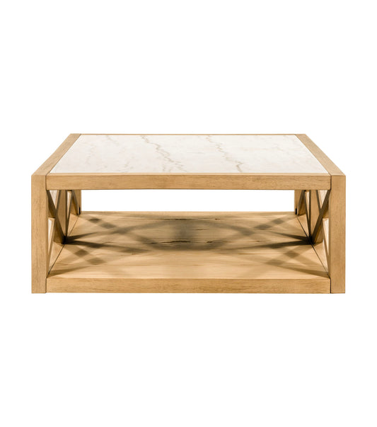 Holden - Square Coffee Table - Rustic Blonde