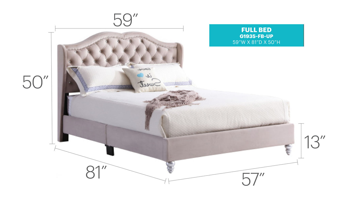 Glory Furniture - Joy - Upholstered Bed