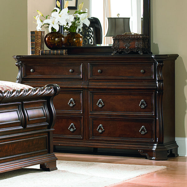 Arbor Place - 8 Drawer Double Dresser - Brownstone