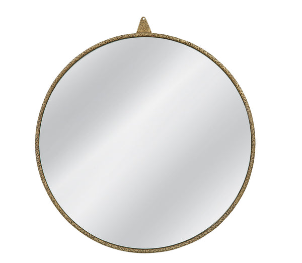 Ezra - Wall Mirror - Antique Brass