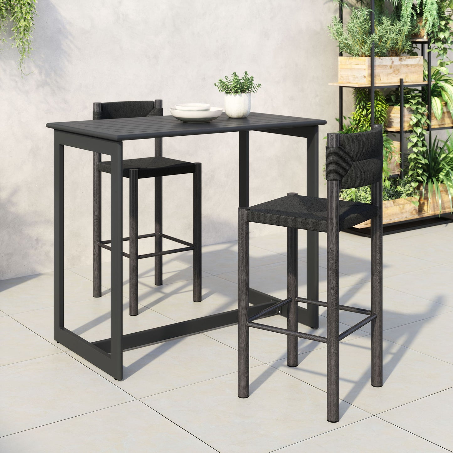 Iska - Outdoor Barstool (Set of 2)