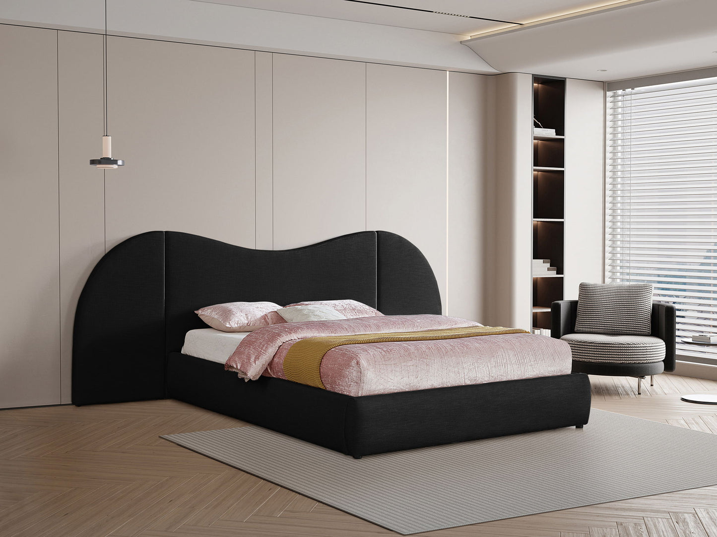Everest - Linen Fabric Bed