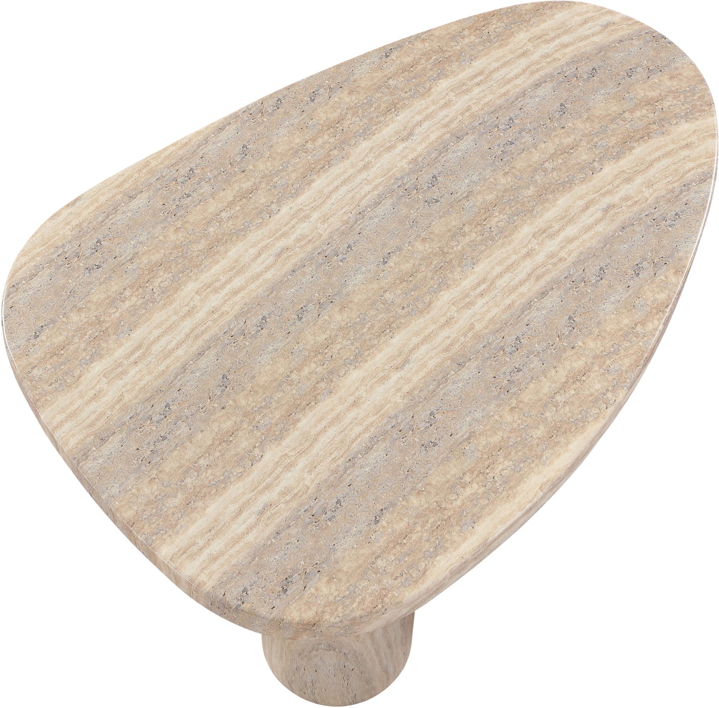 Teramo - Traverine Concrete Indoor/Outdoor Coffee Table