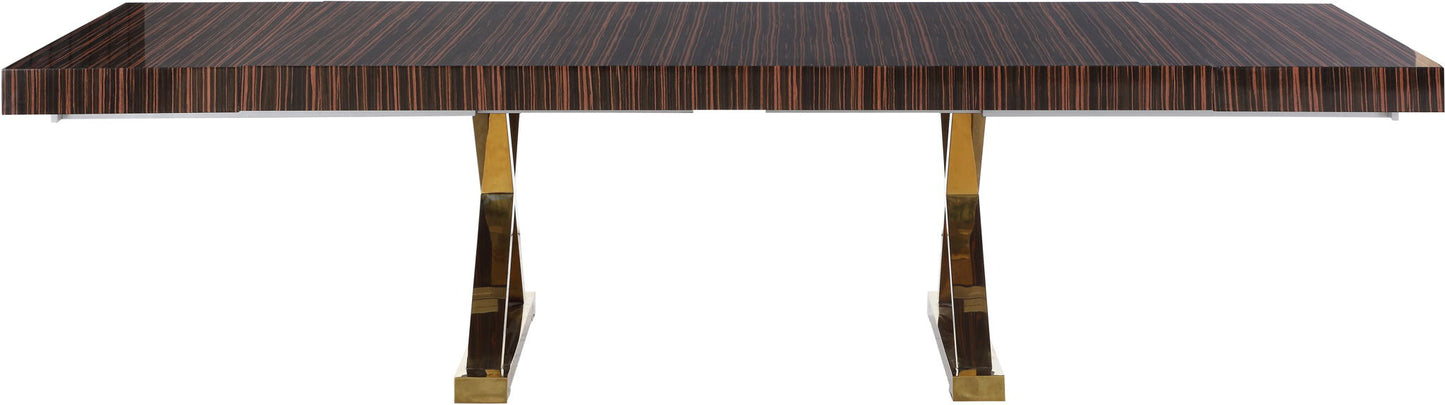 Excel - Extendable Dining Table with Gold Base