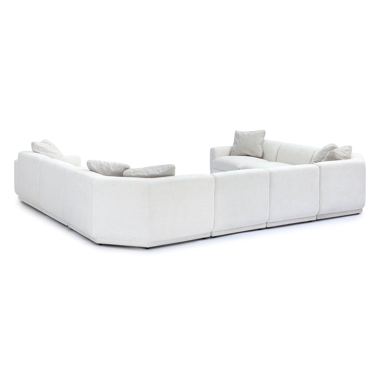 Perry - Modular Large U-Sectional - Cream