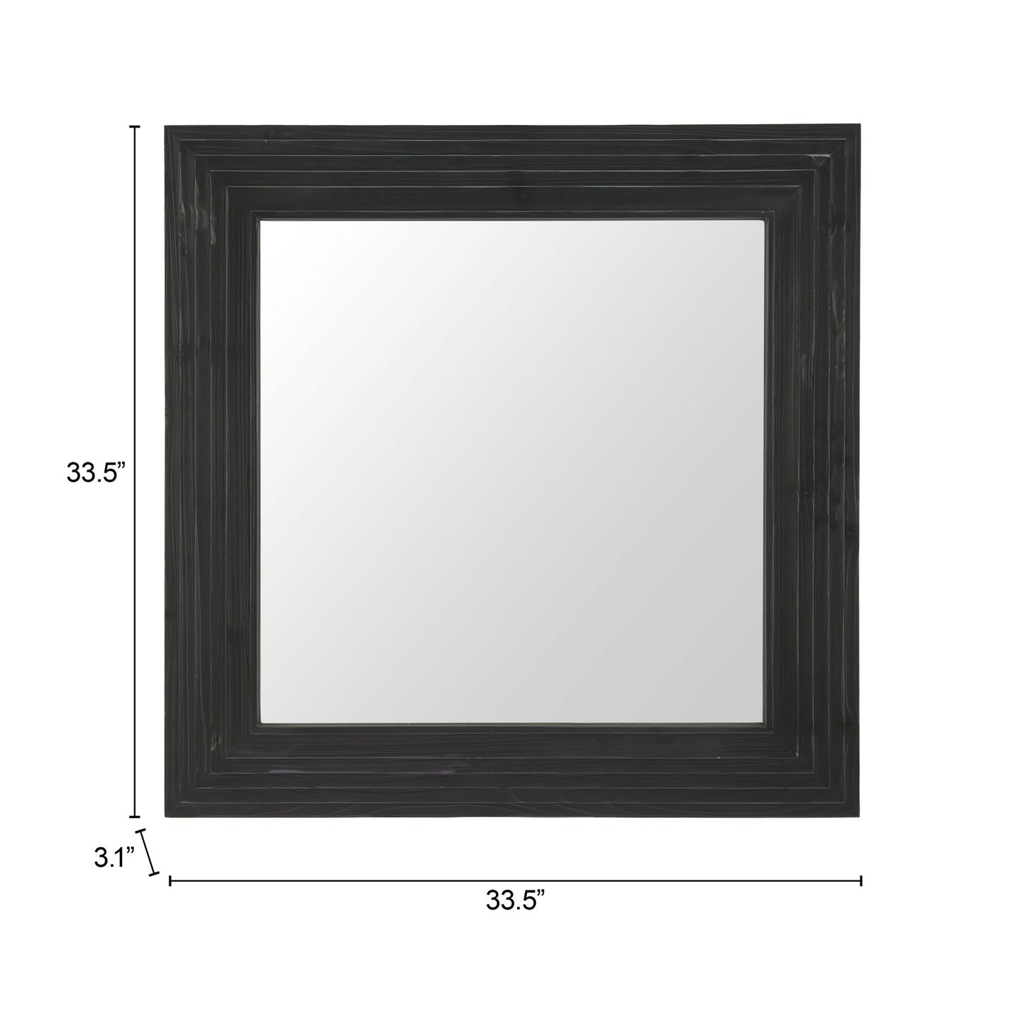 Kare - Mirror - Black