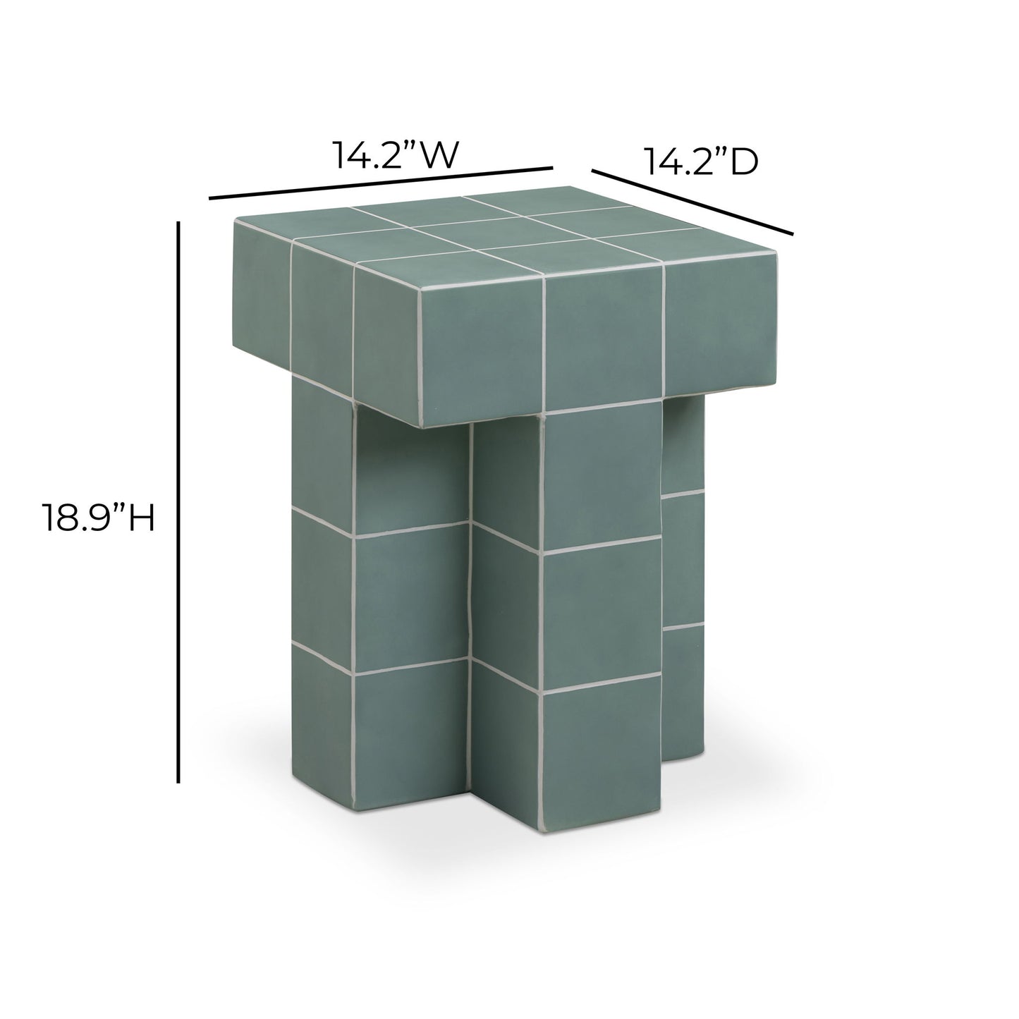 Alma - Tile Concrete Indoor/Outdoor Side Table