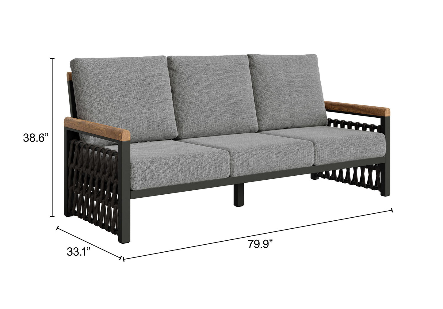 Naru - Sofa - Gray