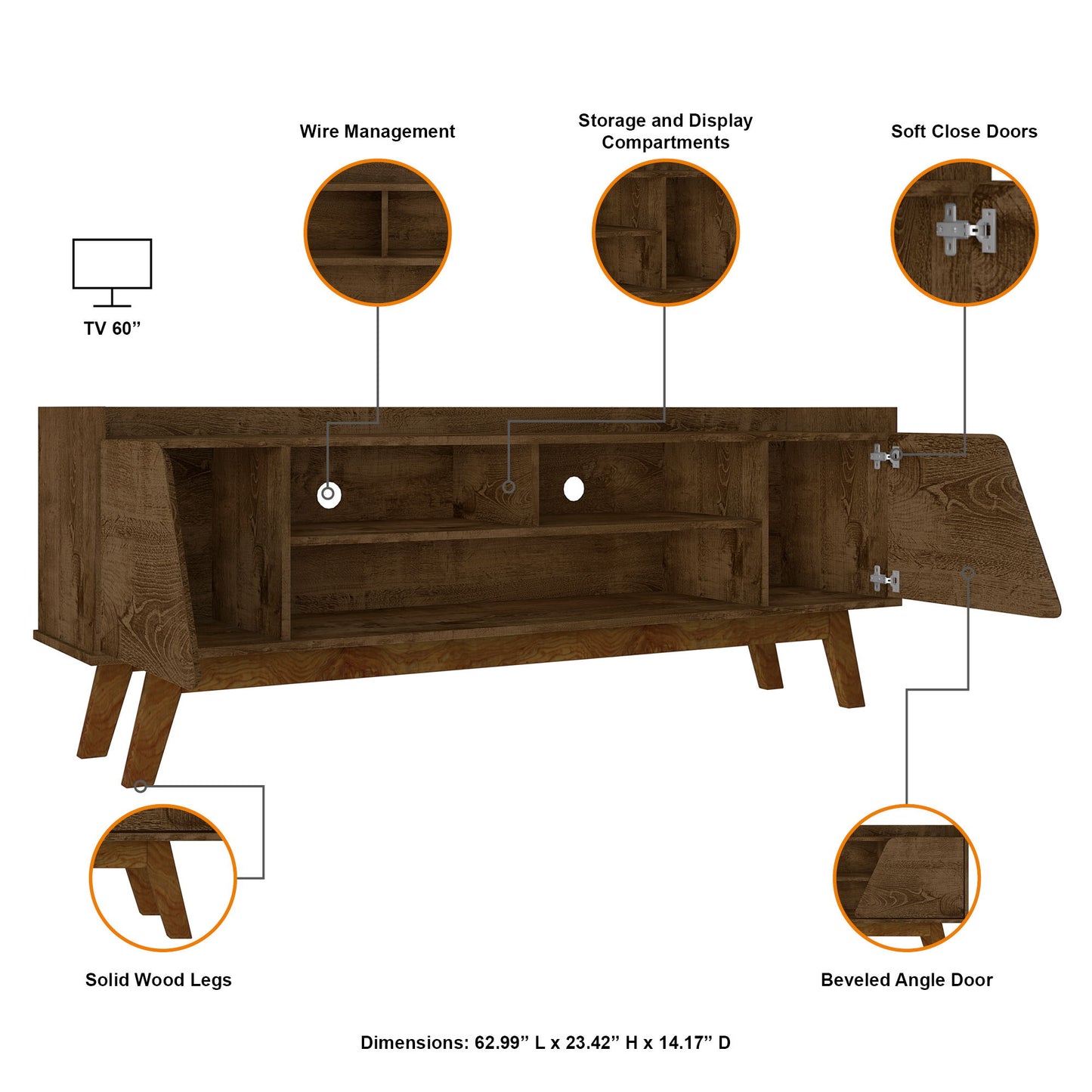 Manhattan Marcus - 63" TV Stand