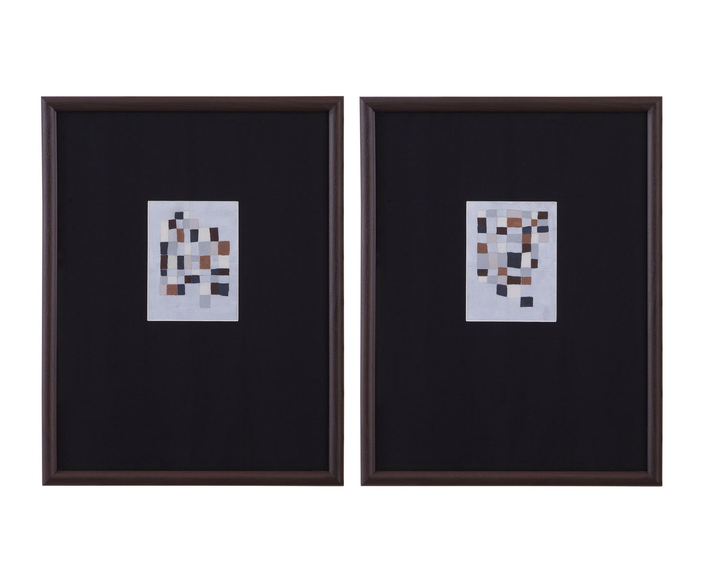 Multi Parcels II Framed Print - Black / Gray