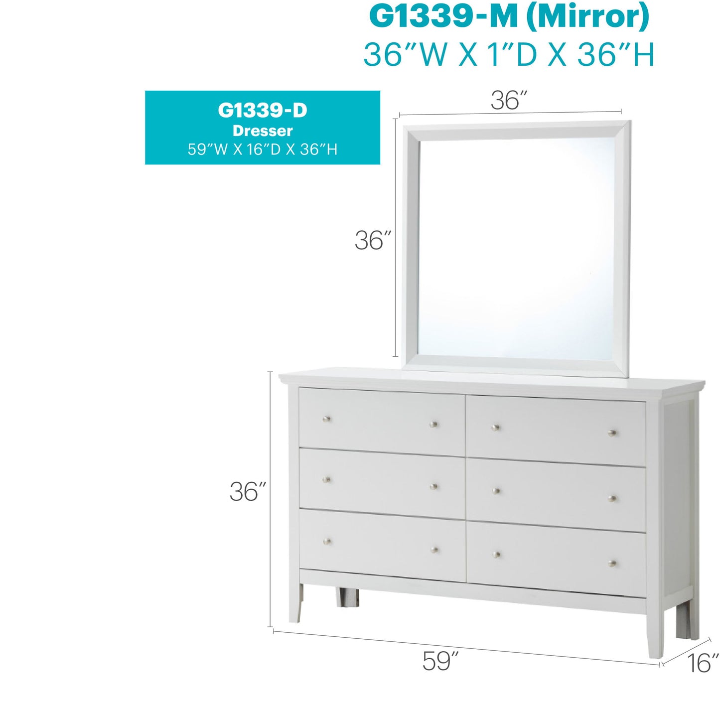 Glory Furniture - Primo - Dresser