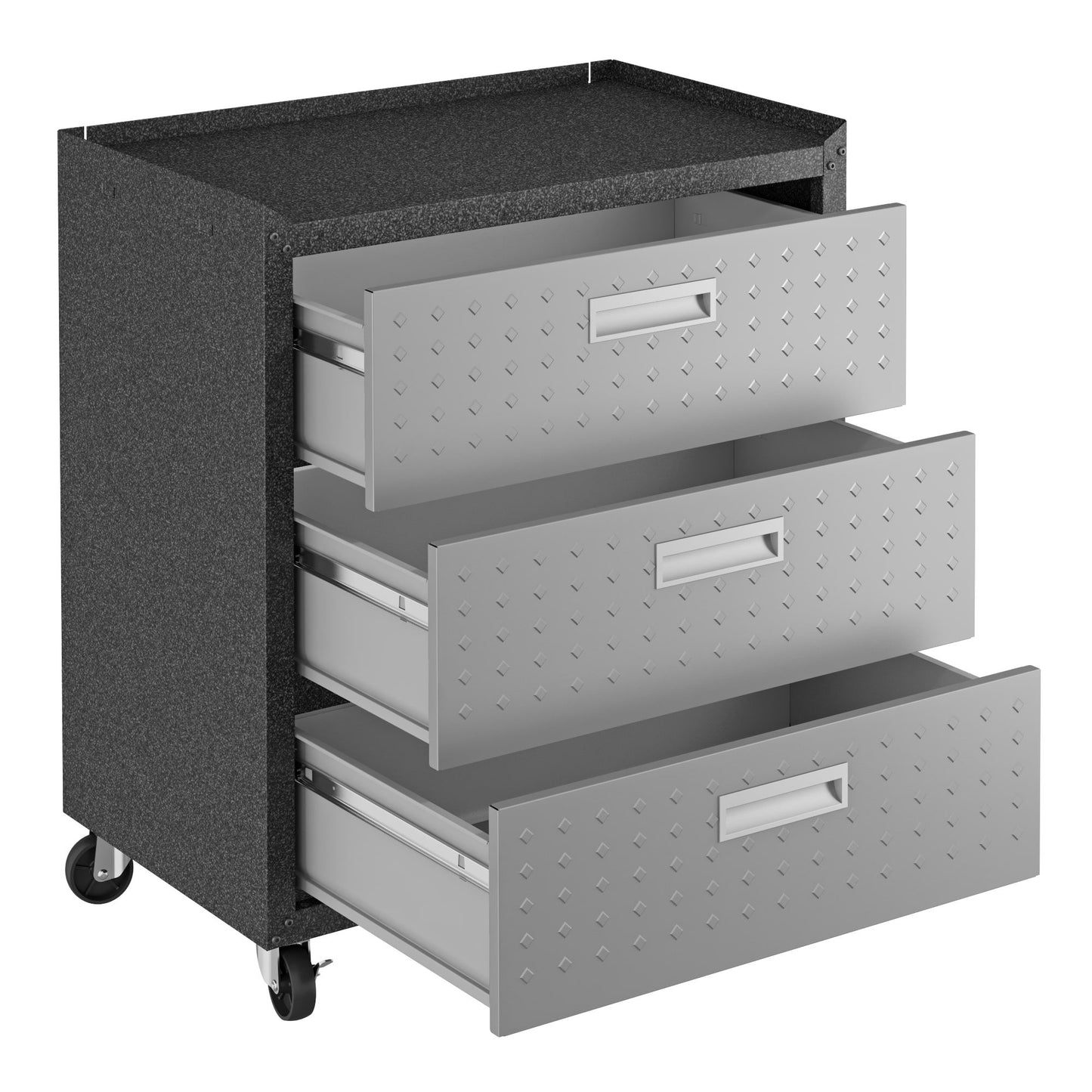 Manhattan Fortress - 3-Drawer Rolling Garage Cabinet