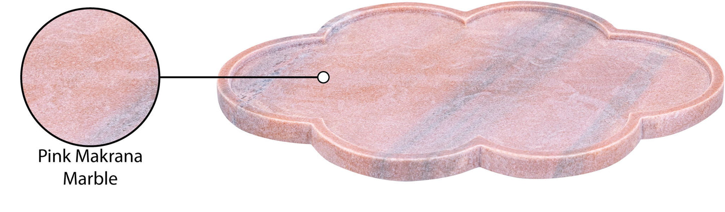 Rimini - Marble Clover Shaped Tray