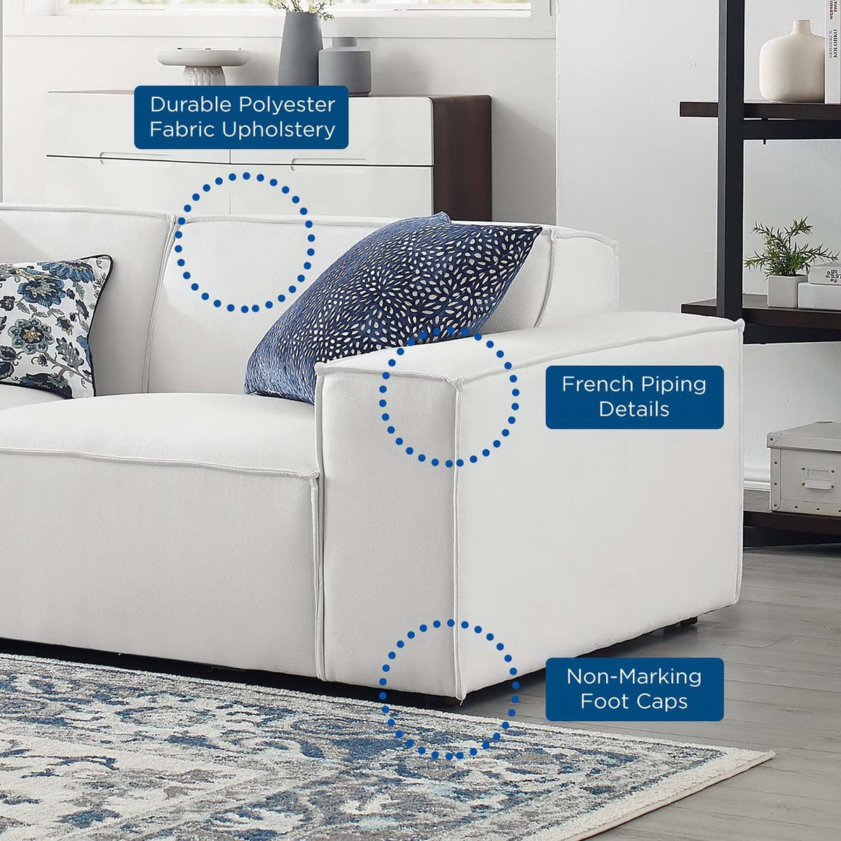 Restore 8-Piece Sectional Sofa - White