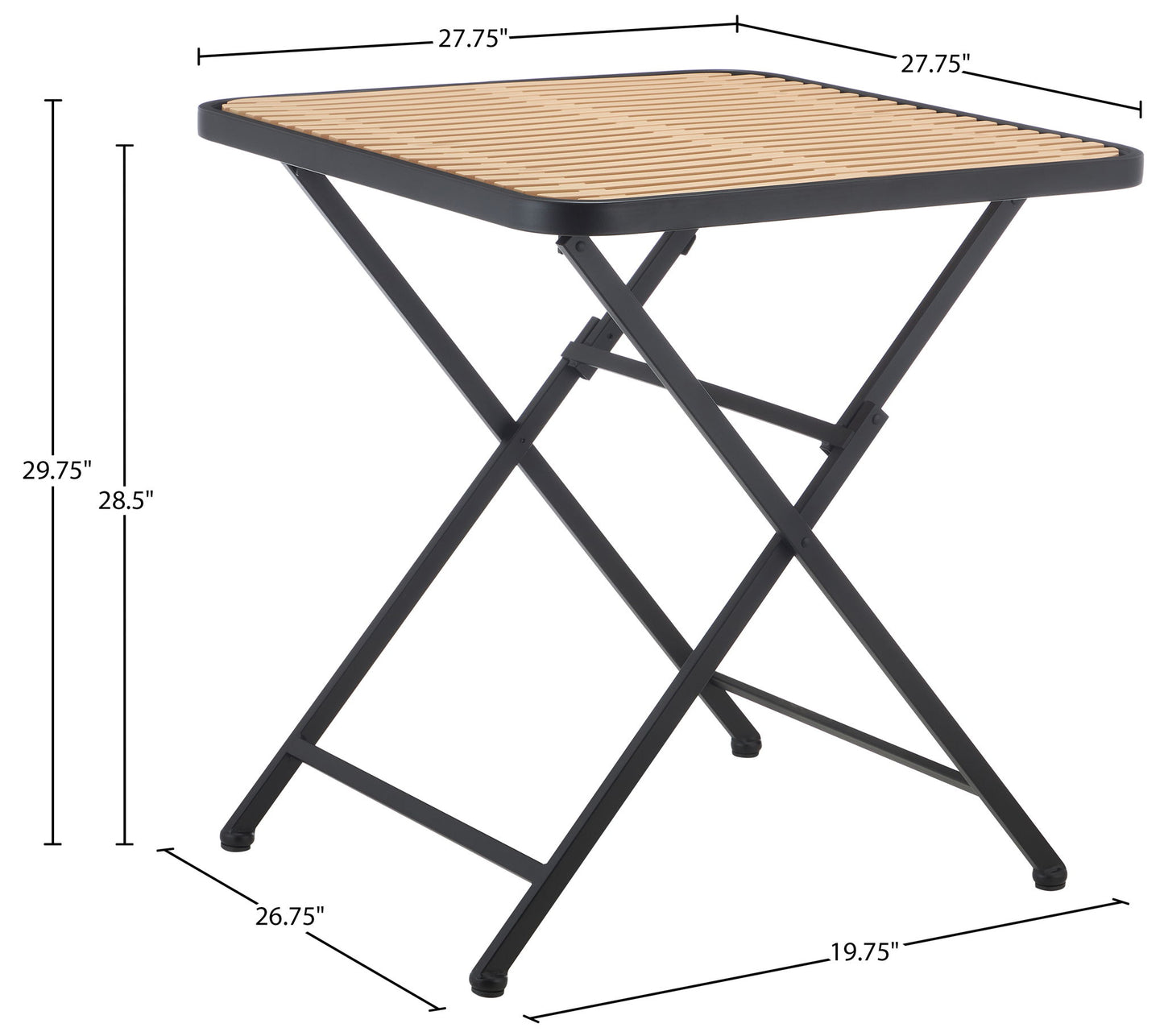 Marilla - Iron Outdoor Dining Table